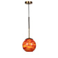 Roja Black and Gold Iron Hanging Lights - E27 holder - without Bulb - JS-5375-1LP-8inch