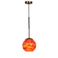 Roja Black and Gold Iron Hanging Lights - E27 holder - without Bulb - JS-5375-1LP-8inch