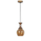 Pez Gold Iron Hanging Lights - E27 holder - without Bulb - JS-5378-1LP