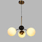 Tres Black and Gold Iron Hanging Lights - E27 holder - without Bulb - JS-5381-3LP