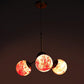 Tresrojo Black and Gold Iron Hanging Lights - E27 holder - without Bulb - JS-5382-3LP-RED