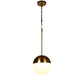 Gorra Gold Iron Hanging Lights - E27 holder - without Bulb - JS-5383-1LP-8inch