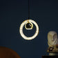 Crema Gold Iron Hanging Lights - Inbuilt LED - JS-684-1LP