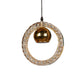 Crema Gold Iron Hanging Lights - Inbuilt LED - JS-684-1LP