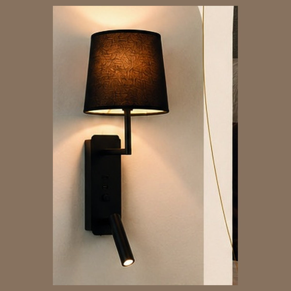 LAVA bedside wall light, alternate shade