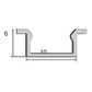 JSAS-Eco-10x06 Rm Recessed Alluminium Profile For Strips