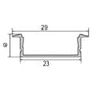 JSAS-Eco-23x09 Trim Recessed Alluminium Profile For Strips