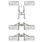 JSAS-Eco 2520 Trim Recessed Alluminium Profile For Strips