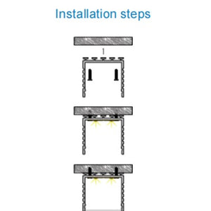 JSAS-Eco 3535 Surface Alluminium Profile For Strips