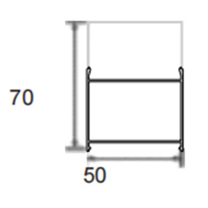 JSAS-Eco 5070 3D Pedant Alluminium Profile For Strips