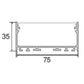 JSAS-Eco 7535 Surface Alluminium Profile For Strips