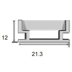 JSAS-Floor Indoor Small In-Floor Light Alluminium Profile For Strips