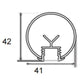 JSAS-Hand Railing Hand Railing Alluminium Profile For Strips