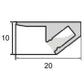 JSAS-Mfs-2010 Shelf Light Alluminium Profile For Strips