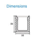 JSAS-Mirco Sm0809 Surface Alluminium Profile For Strips