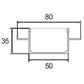 JSAS-Pop Wings 5035 Recessed Trimless Alluminium Profile For Strips