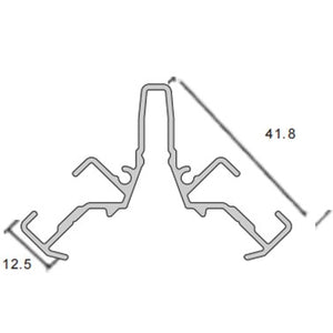 JSAS-Score 6/90° Outer Corner Pop Out-Corner Alluminium Profile For Strips