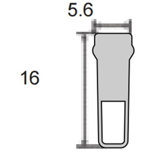 JSAS-Score 6 Led & Jacket Led & Jacket For Score Profiles Alluminium Profile For Strips