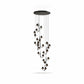 Eliante Cluster Double Height Chandelier – Gun Black, Metal