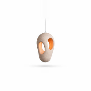 Eliante Artistic Pendant Light – White, Handmade Polystyrene