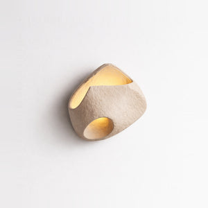 Eliante 1 Light Artistic Wall Light – Gray, Concrete