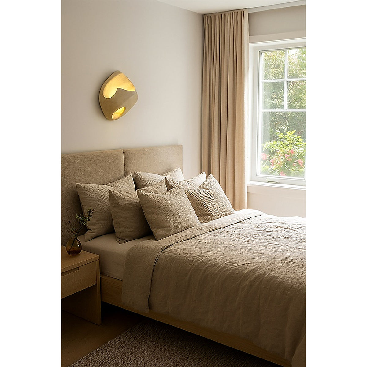 Eliante 1 Light Artistic Wall Light – Gray, Concrete