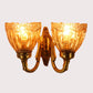 Latón gold brass Wall Light - JSL-5153-2W - Included Bulbs