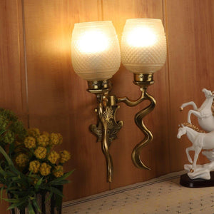 Latón gold brass Wall Light - JSL-5155-2W - Included Bulbs