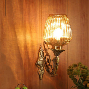 Latón gold brass Wall Light - JSL-5156-1W - Included Bulbs