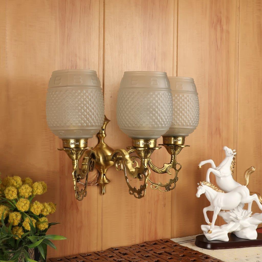 Latón negro gold brass Wall Light - JSL-5169-3W - Included Bulbs