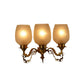 Latón negro gold brass Wall Light - JSL-5169-3W - Included Bulbs