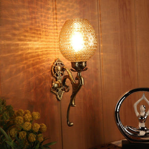 Latón negro gold brass Wall Light - JSL-5176-1W - Included Bulbs