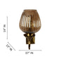 Latón negro gold brass Wall Light - JSL-5179-1W - Included Bulbs