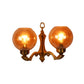 Latón negro gold brass Wall Light - JSL-5180-2W - Included Bulbs