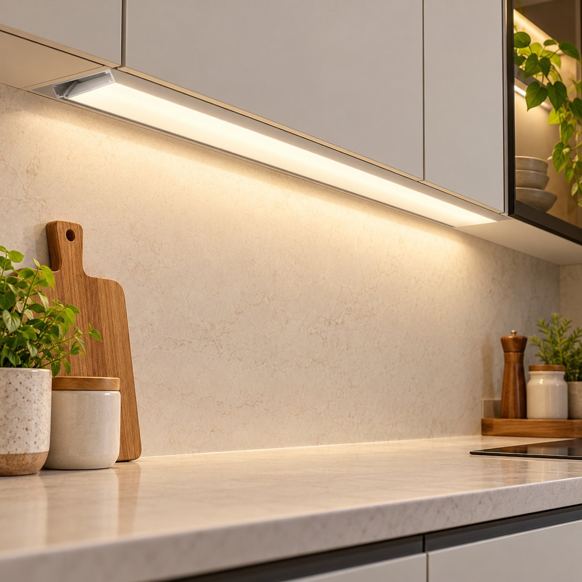 Aluminium Linear Profiles And Matching Accessories - 65mm Recessed Profile 34.7mm Depth, 91.4mm Recessed Profile 35mm Depth, 115mm Recessed Profile 35mm Depth