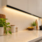 Aluminium Linear Profiles And Matching Accessories - 17.5mm Surface Profile 6.65mm / Black