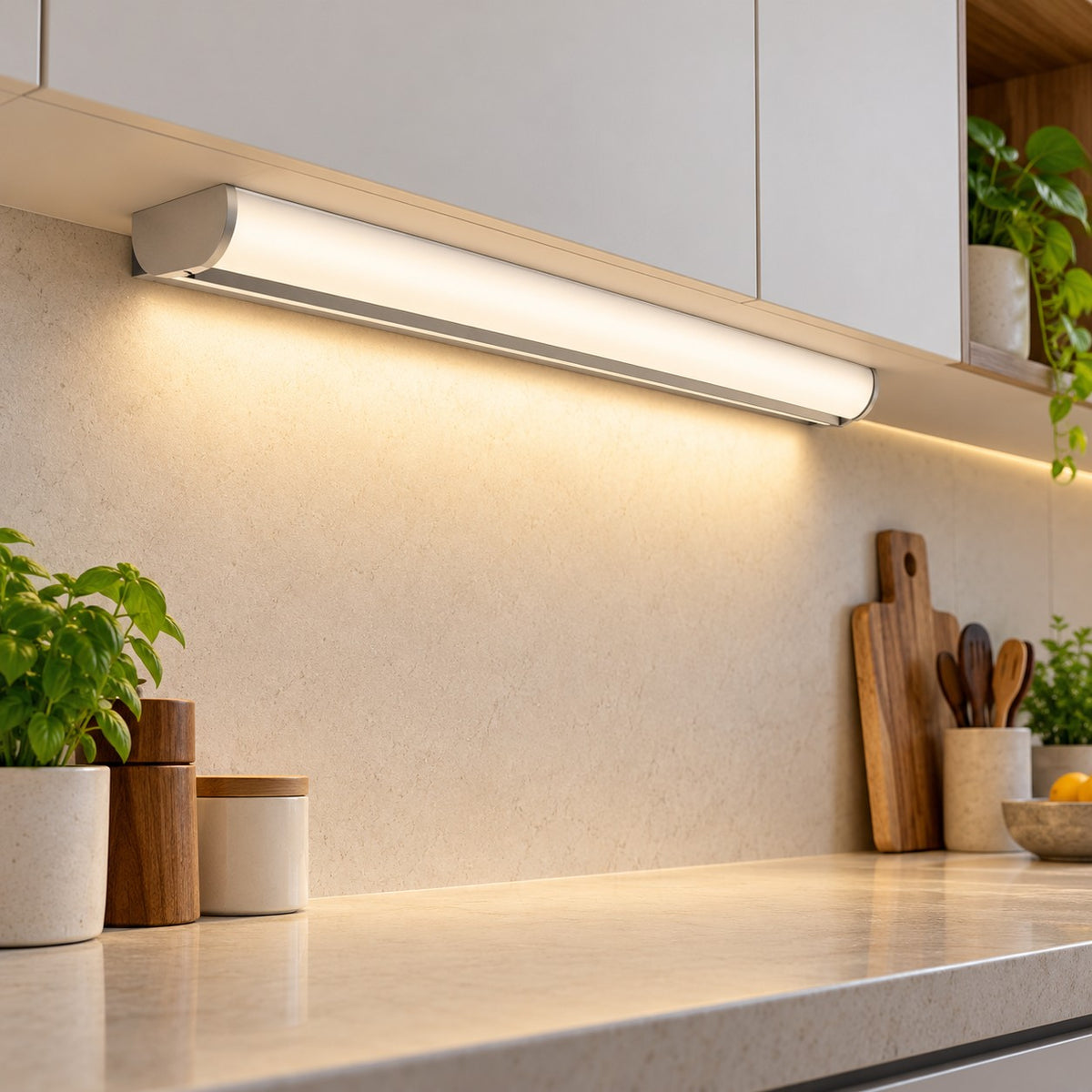 Aluminium Linear Profiles And Matching Accessories - 45mm Half Curved Profile