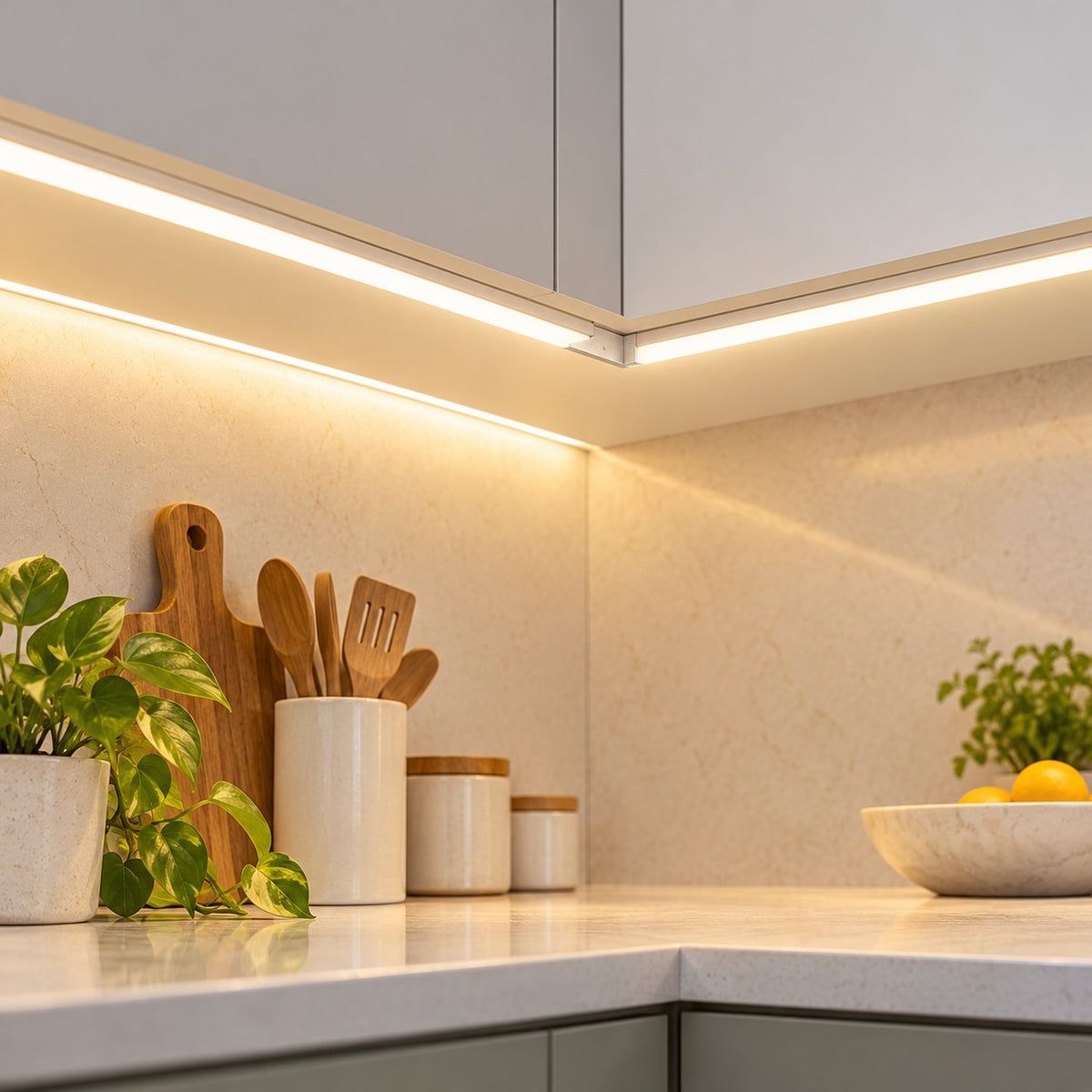 Aluminium Linear Profiles And Matching Accessories - 90° Internal Connector > 35mm