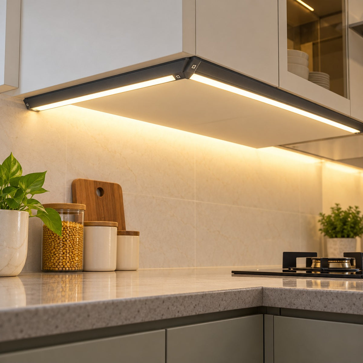 Aluminium Linear Profiles And Matching Accessories - 120° External Connector > 35mm