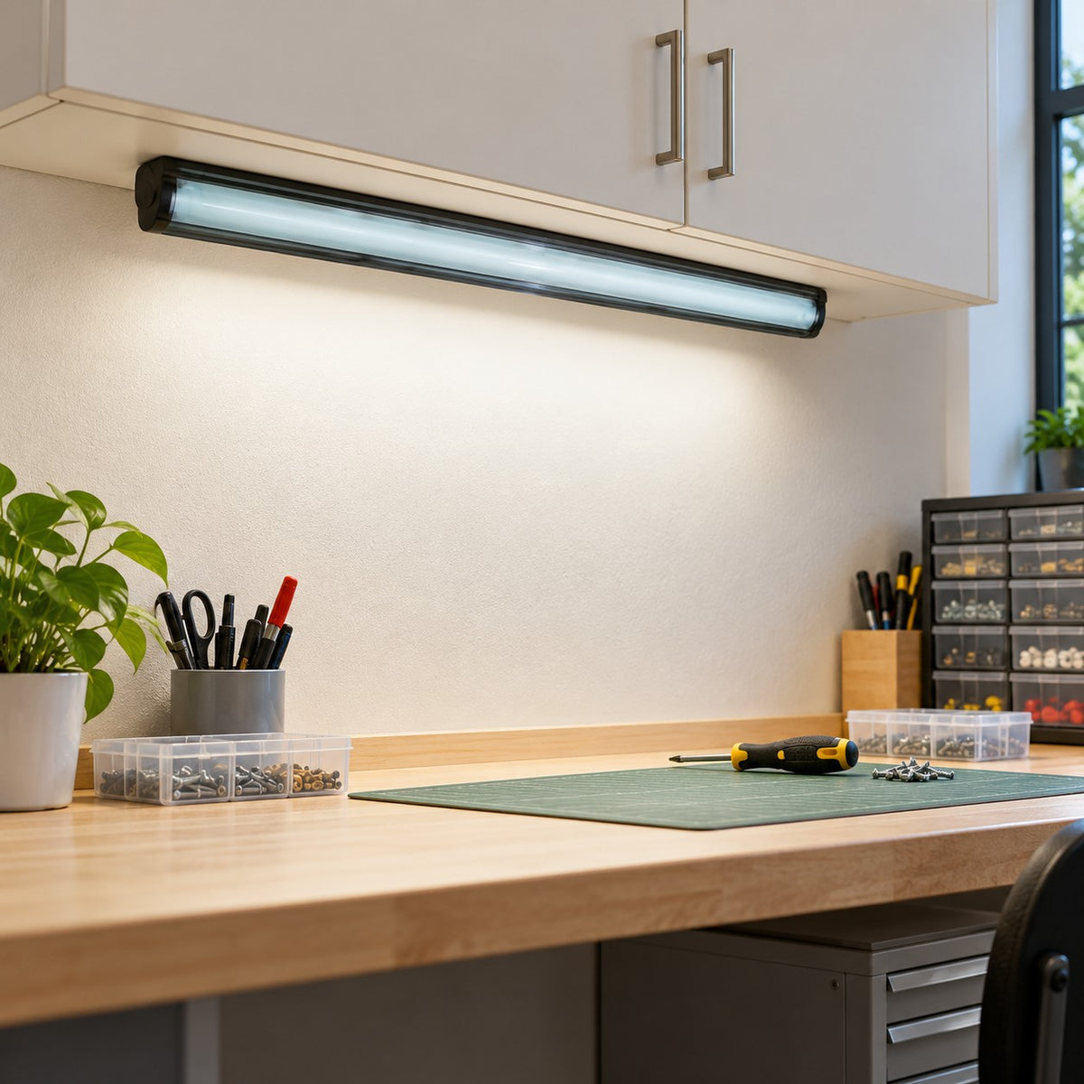 Fluorescent Surface And Suspended Tube Fixtures - Angelo T514W Fixture
