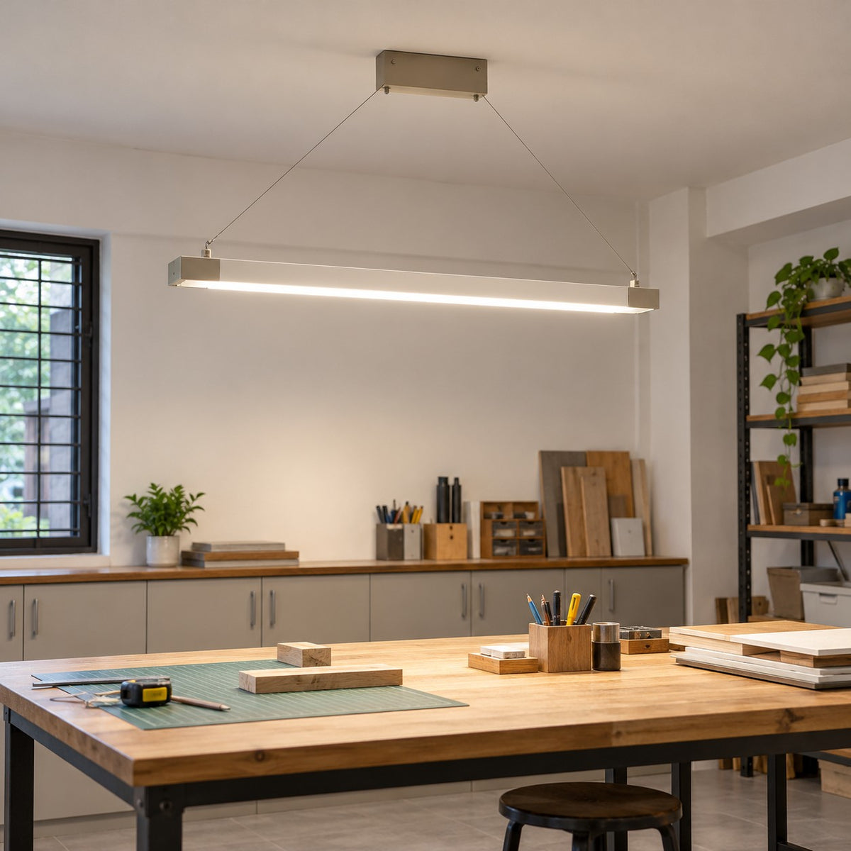 Fluorescent Surface And Suspended Tube Fixtures - 14W T5 Acrello Suspended Fixture