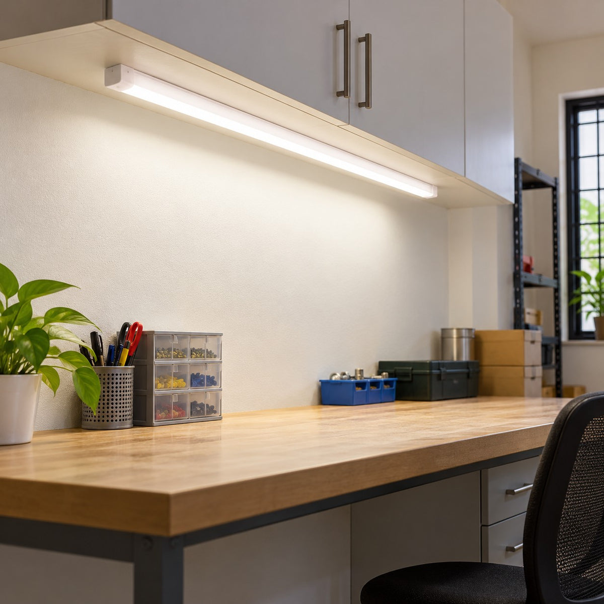 Fluorescent Surface And Suspended Tube Fixtures - Linkable 21W T 5 Linkable With Switch