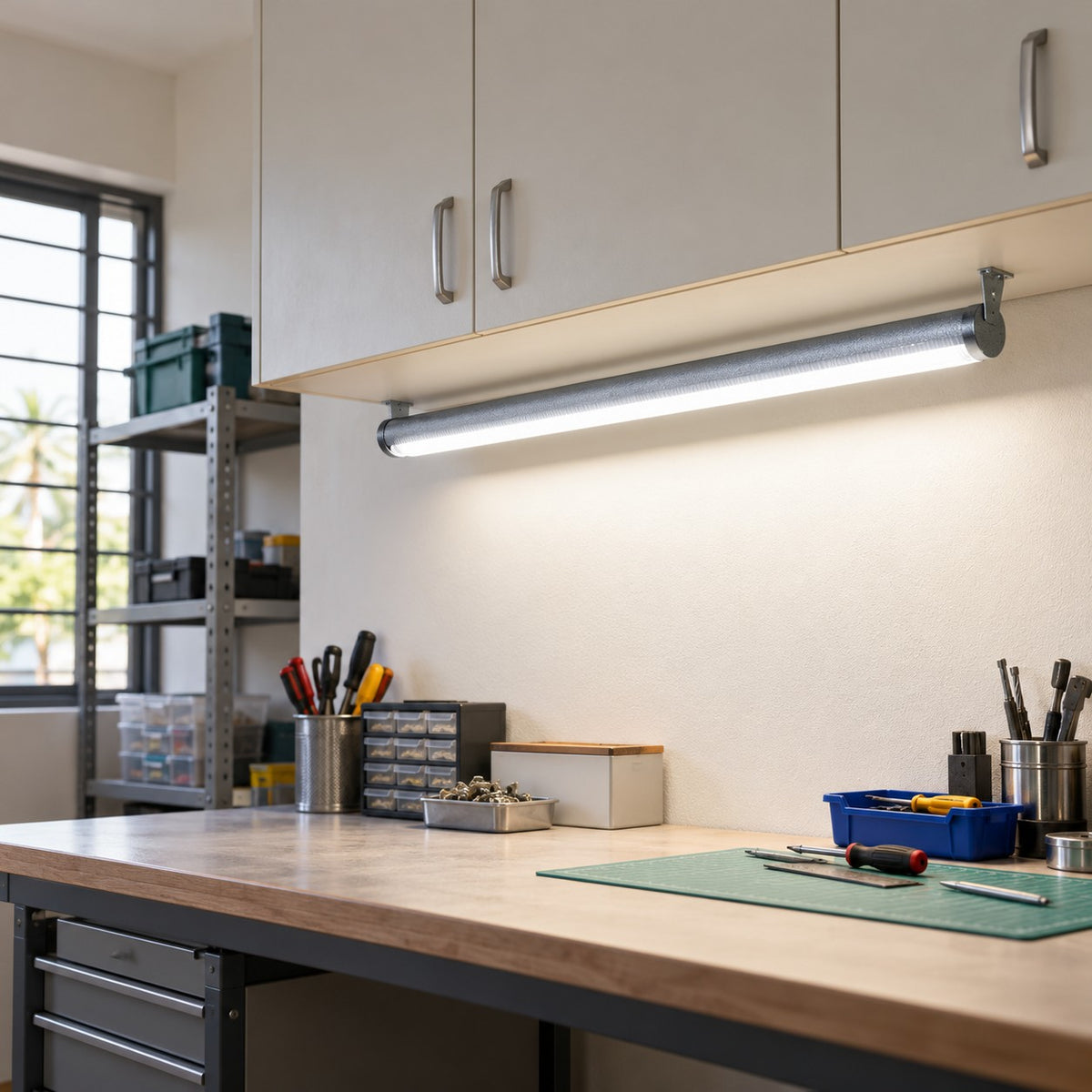 Fluorescent Surface And Suspended Tube Fixtures - 28W T5 Outdoor Linkable