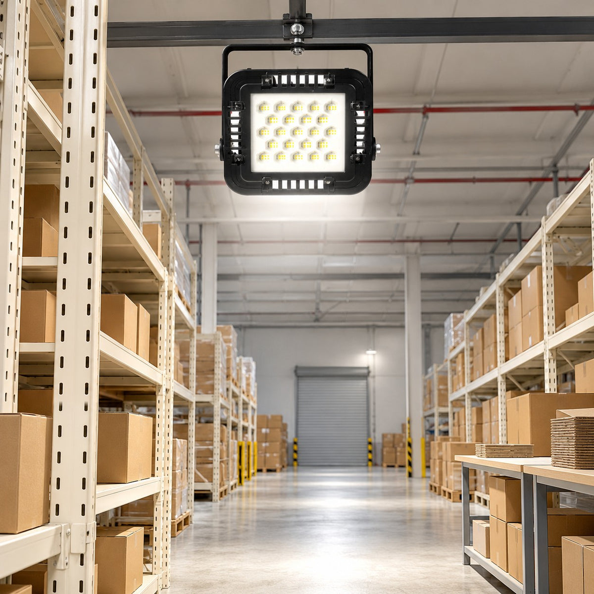 Industrial LED High Bay Lights - 100W Square High Bay, 150W Square High Bay