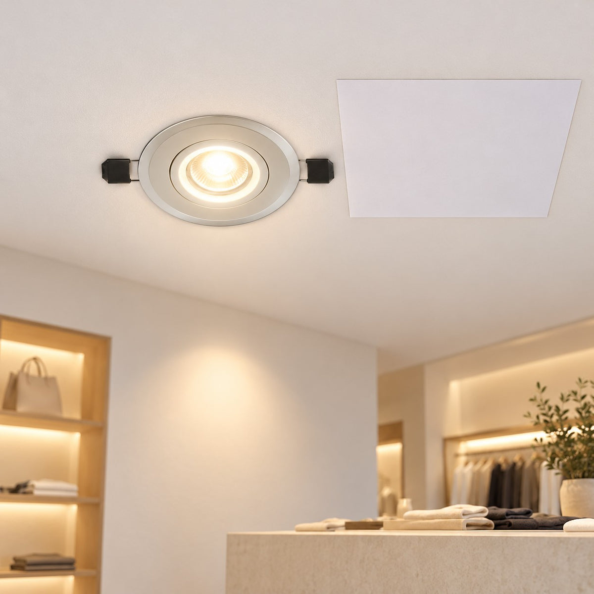 Halogen And CFL Downlight Frames And Fixtures - Alu MR 16 Round Line