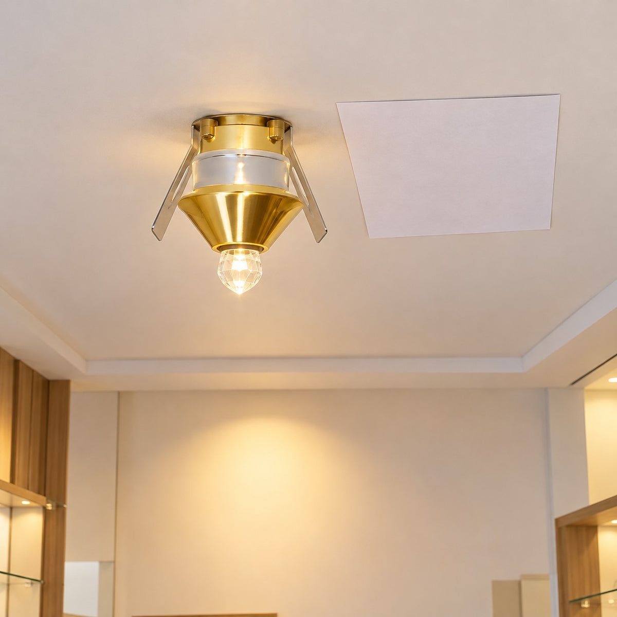 Halogen And CFL Downlight Frames And Fixtures - Jc Down Lighter Small / Design 1, Jc Down Lighter Small / Design 2, Jc Down Lighter Small / Design 3