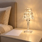 LED Table And Floor Lamps - Crystal /Dim Rechargeable Table Lamp