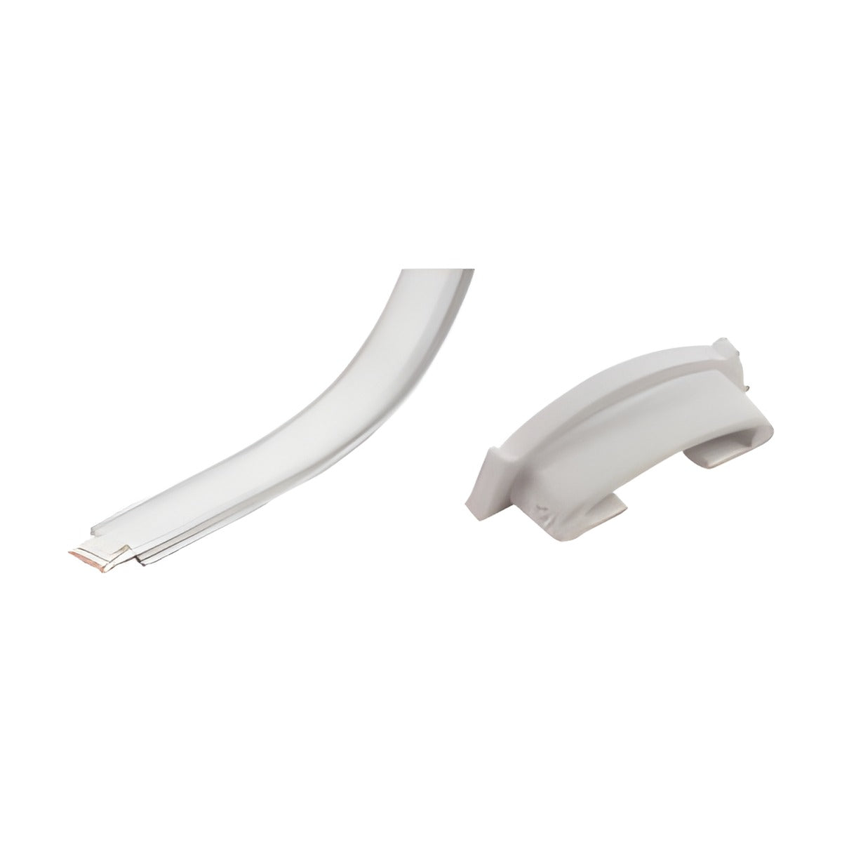 Aluminium Linear Profiles And Matching Accessories - Bendable Aluminium Profile For Strips 1M - catalogue photo