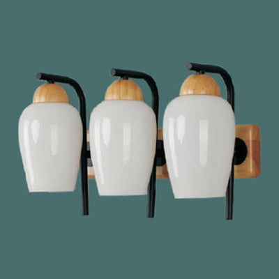 JSPHILO-3-155-3xE-14 Wooden Wall Lights