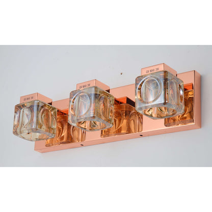 JSPHILO 3-215-3xG9 Shine Crystal Mirror Light